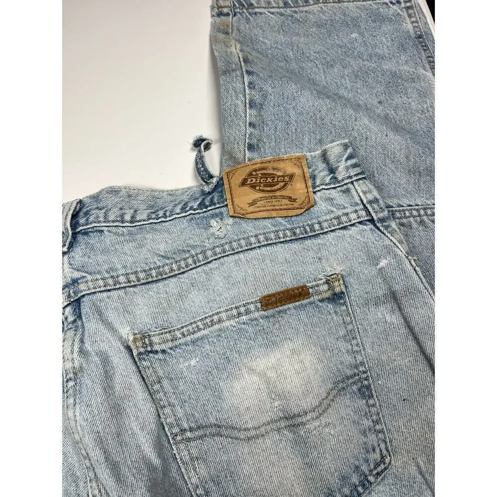 Vintage Dickie Double Knee Carpenter Straight Leg Work Jean Size 36? READ BELOW - Picture 7 of 7